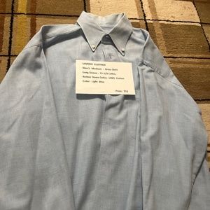 Men’s. Light  Blue. Dress. Shirt,